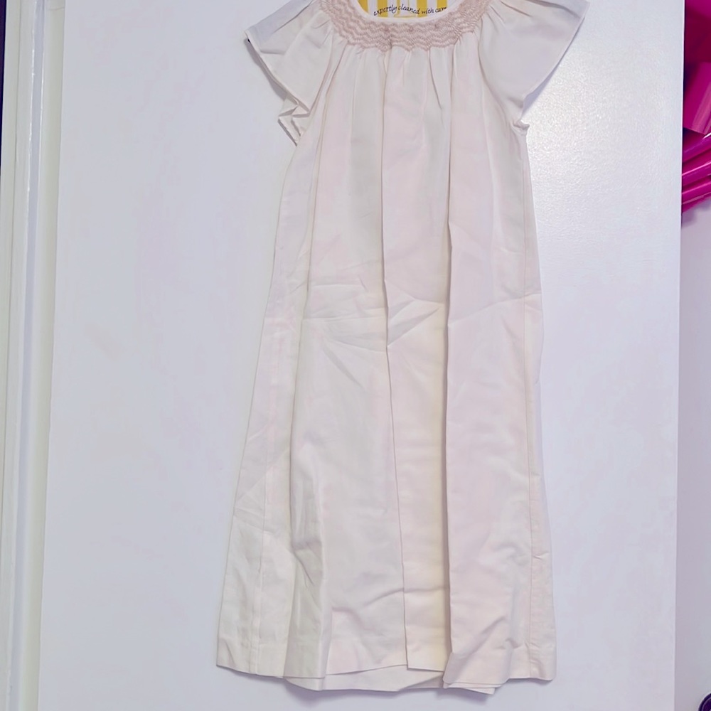 This is a cute white dress